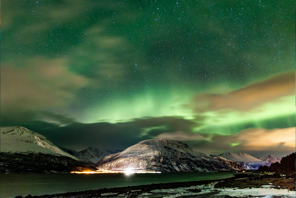 Photo of Aurora borealis aurora in Norway